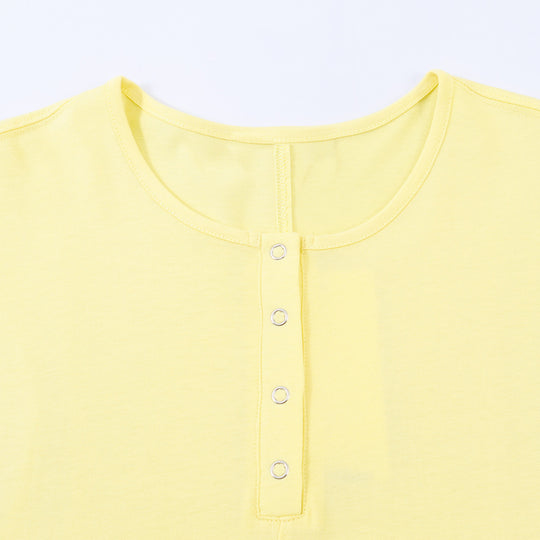 Damen Baumwolle Maxikleid mit langen Ärmeln R&B