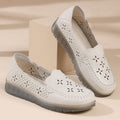 Damen Atmungsaktive Mokassins mit perforiertem Design und rutschfester Sohle