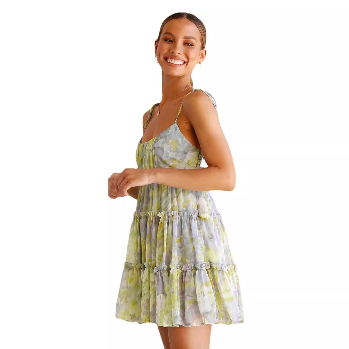 Damen lässiges Sommerkleid R&B