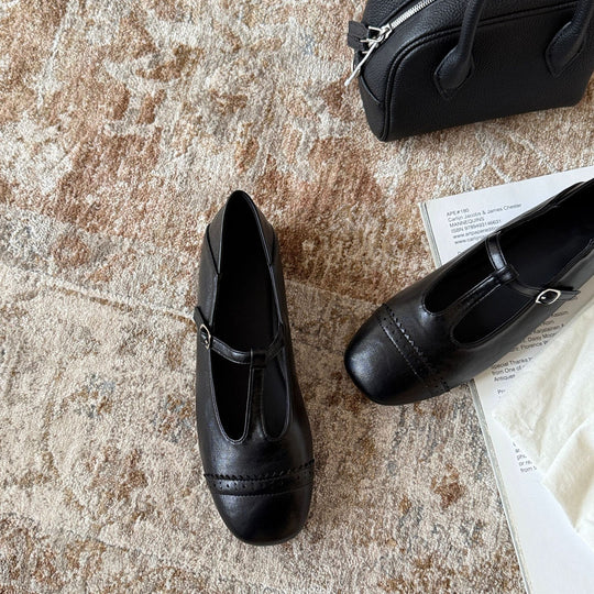 Damen Ballerinas mit modischem Riemchen und komfortabler Polsterung R&B