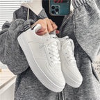 Damen Modische Sneakers mit atmungsaktiver Oberflächenstruktur und klassischem Design