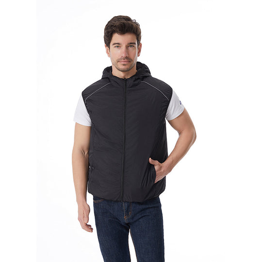 Herren nan leichte wasserdichte Kapuzenjacke winddicht mit reflektierenden Details R&B