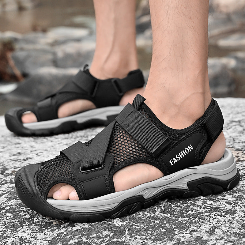 Damen Atmungsaktive Sport-Sandalen mit rutschfester Sohle und verstellbaren Riemen R&B
