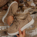 Damen Mokassins mit weichem Wildleder und rutschfester Sohle R&B