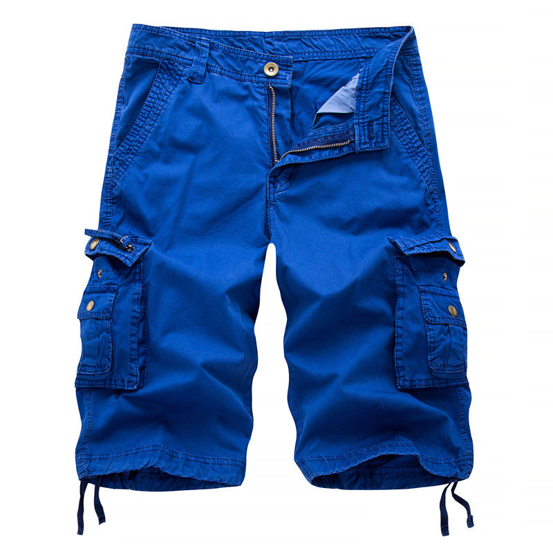 Herren Cargoshorts mit multifunktionalen Taschen und elastischem Bund R&B