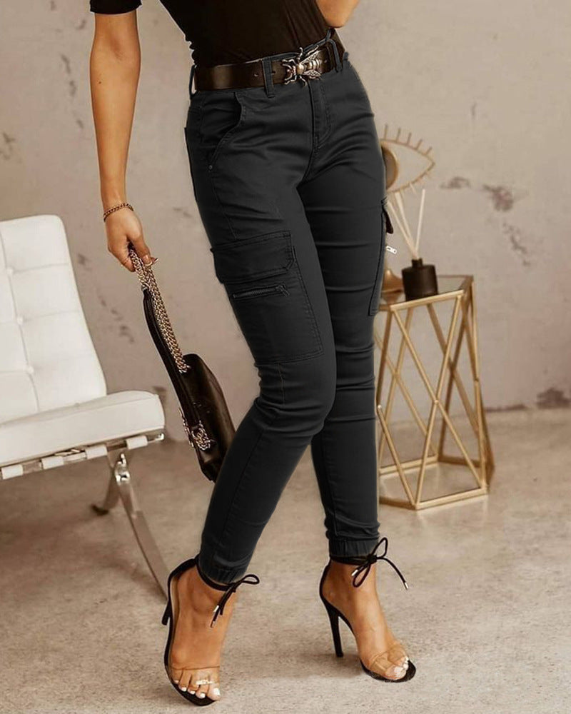 Damen Cargo-Hose mit praktischen Taschen und modernem Schnitt R&B
