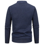 Herren klassische Strickjacke mit strukturiertem Design und praktischen Taschen R&B