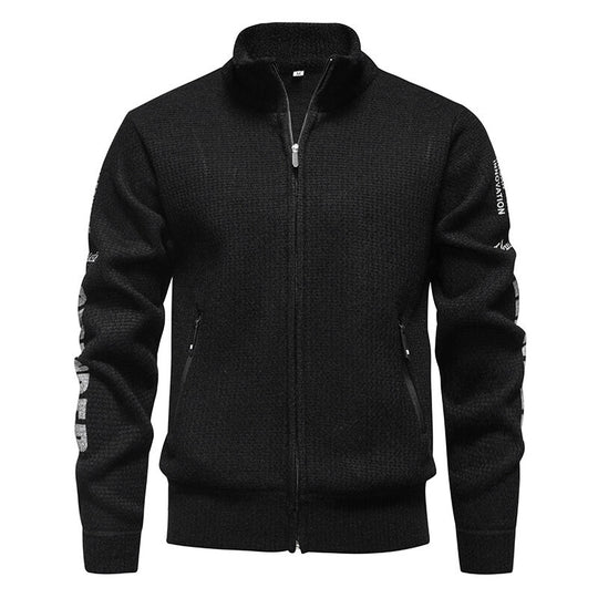 Herren Steppjacke mit hohem Kragen und praktischen Taschen R&B