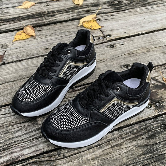 Damen Sportliche Sneakers mit atmungsaktiver Mesh-Oberfläche und dämpfender Sohle R&B