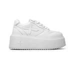 Damen Sportliche Sneakers mit luftdurchlässiger Mesh-Oberfläche und plattenförmiger Sohle R&B