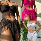 Damen Fransen-Bikini-Set R&B