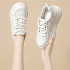 Damen trendige Plateau Sneaker mit extra dämpfender Sohle R&B