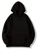 Damen Oversized Kapuzenpullover mit Kängurutasche R&B