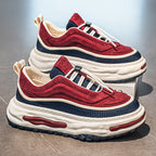 Damen Sportliche Air-Sohle Sneakers mit atmungsaktivem Obermaterial und flexiblem Design