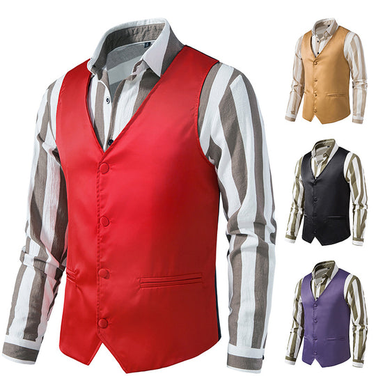 Herren elegante Weste im modernen Design R&B