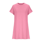 Damen lässiges T-Shirt Kleid mit praktischen Taschen R&B