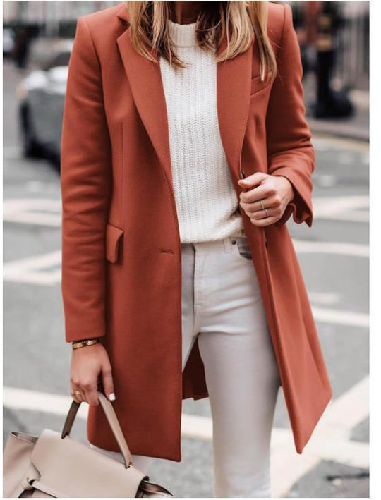 Damen eleganter taillierter Übergangsblazer R&B