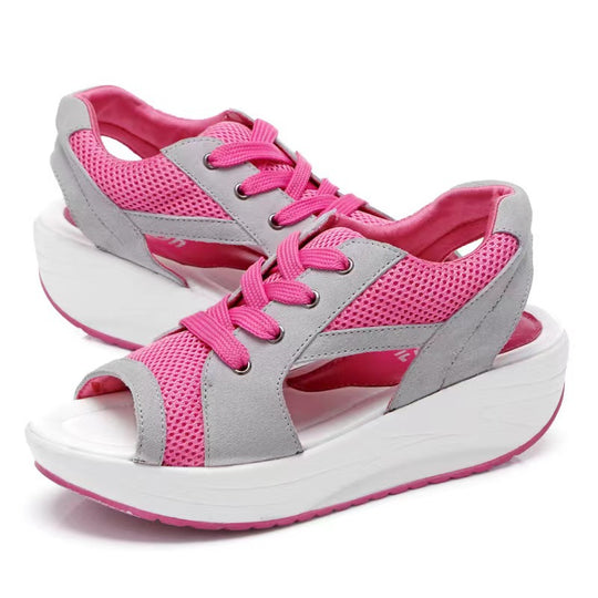 Damen Slingback Sport Sandalen R&B