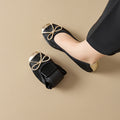 Damen elegante Ballerinas mit dekorativer Schleifenverzierung und hochwertigem Obermaterial R&B