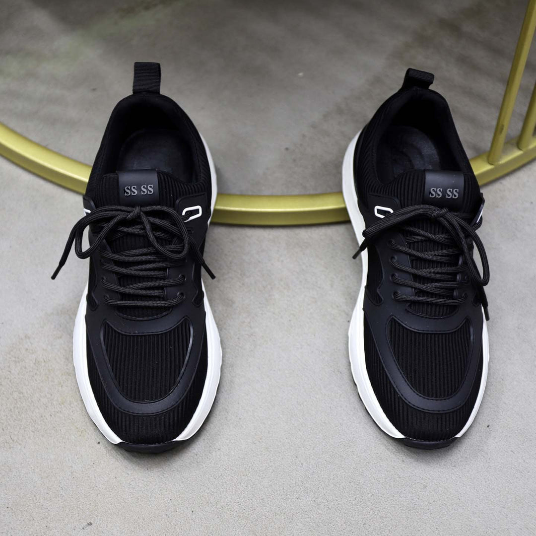 Damen Sportliche Leichtgewicht-Sneaker mit atmungsaktiver Oberflächenstruktur R&B