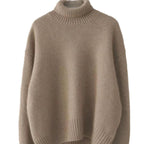 Damen Casual Rollkragenpullover R&B