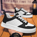 Damen Sneakers mit schickem Karomuster und dämpfender Sohle