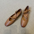 Damen Ballerina-Schuhe mit verstellbarem Riemchen und bequemem Fußbett R&B