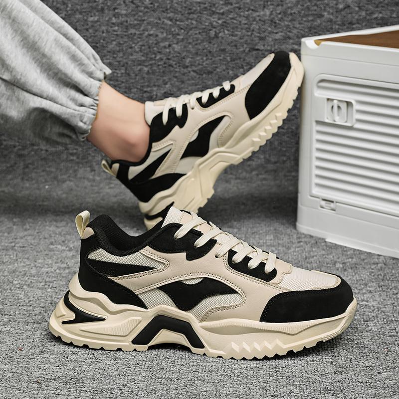 Damen Sportliche Chunky Sneakers mit atmungsaktiver Mesh-Oberfläche und rutschfester Sohle R&B