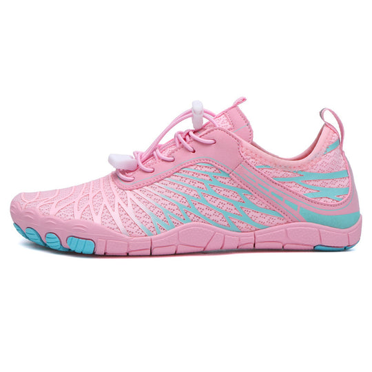 Unisex nan ultraleichter Barfuß-Wasserschuh mit rutschfester Laufsohle und Kordelzugverschluss R&B