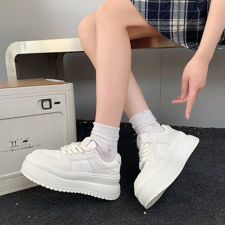 Damen hochbordige Sneaker mit elegantem Design und gepolsterter Sohle R&B
