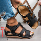 Damen Wedge-Sandalen mit komfortablem Riemen und atmungsaktivem Obermaterial