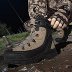 Herren wasserdichte Trekkingstiefel mit verstärktem Knöchelschutz und rutschfester Sohle R&B