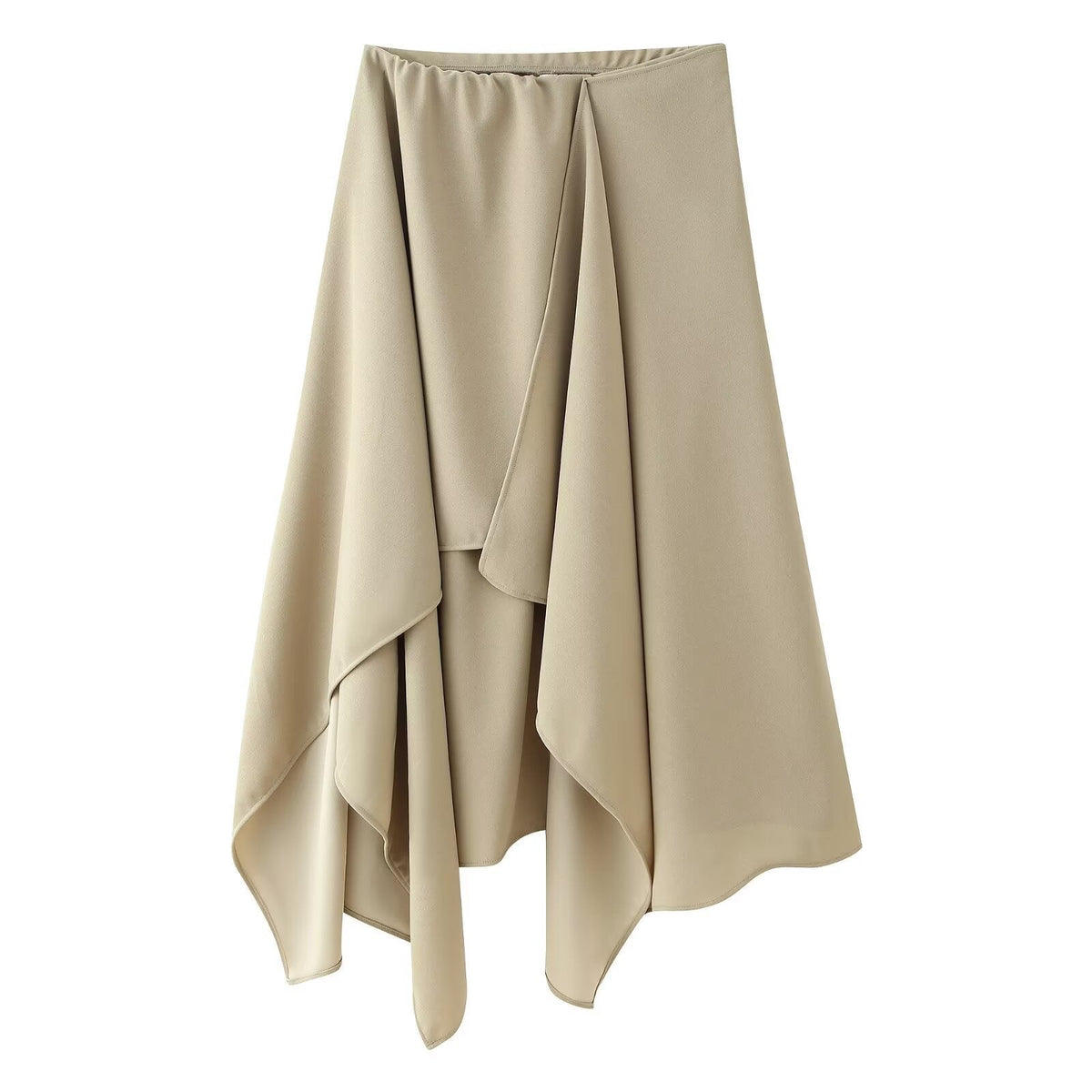 Damen-Set mit elegantem schwingendem Oberteil und fließendem Rock R&B