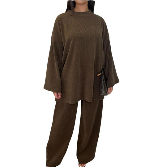 Damen Lässiger Strickanzug R&B