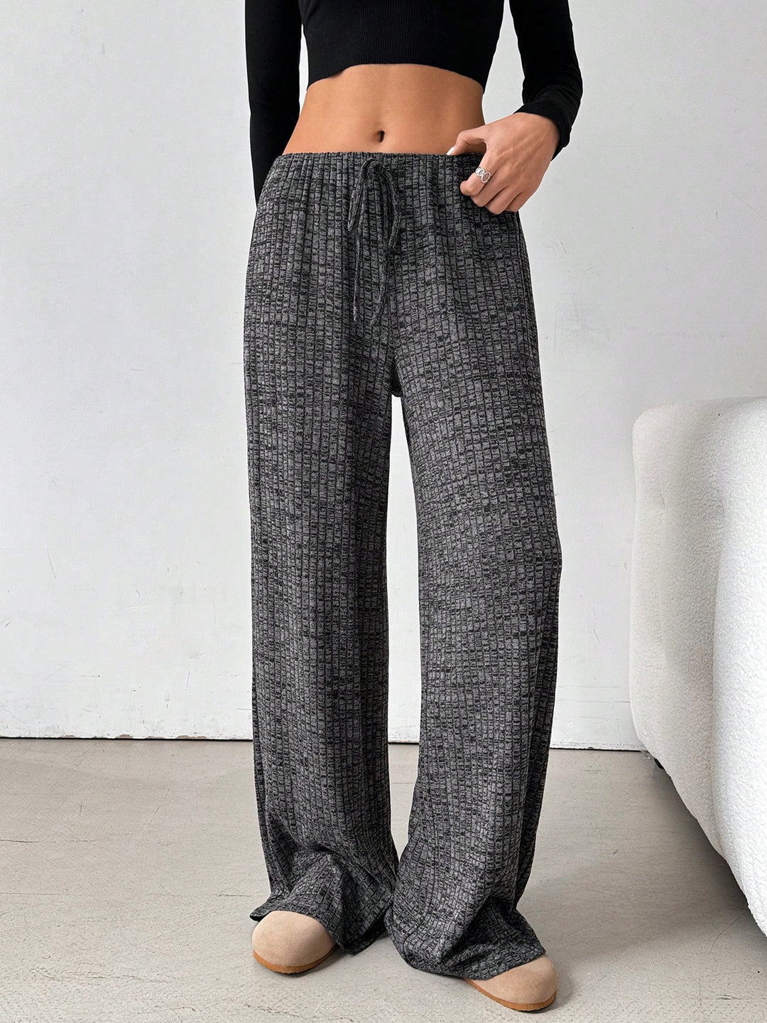 Damen luftige Komfort-Hose mit elastischem Bund und Taschen R&B