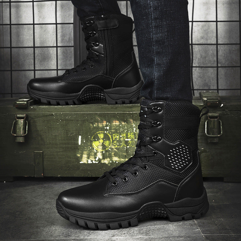 Herren Komfortable Einsatzstiefel mit hohem Knöchelschutz R&B