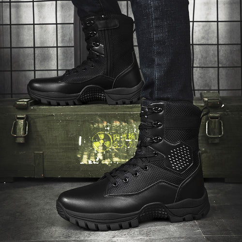 Herren Komfortable Einsatzstiefel mit hohem Knöchelschutz R&B