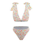 Damen Blumenmuster Bikini R&B