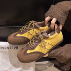 Damen modische Sneaker mit hochwertigem Wildleder-Obermaterial und innovativem Design R&B