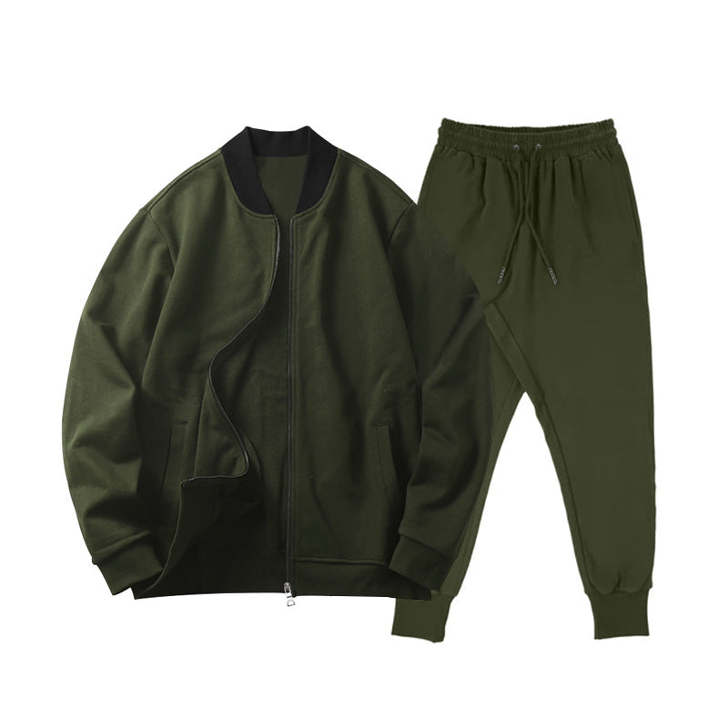 Herren Sportliches Freizeit-Set mit elastischem Bund und funktionalen Taschen R&B
