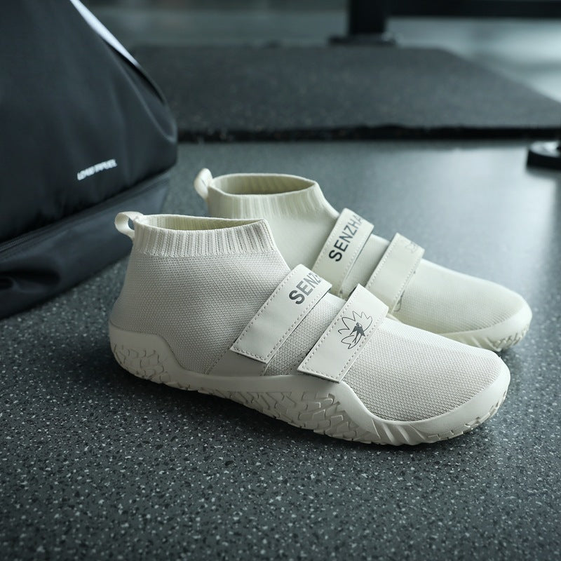 Damen Sportliche Aquaschuhe mit elastischem Klettverschluss und rutschfester Sohle R&B