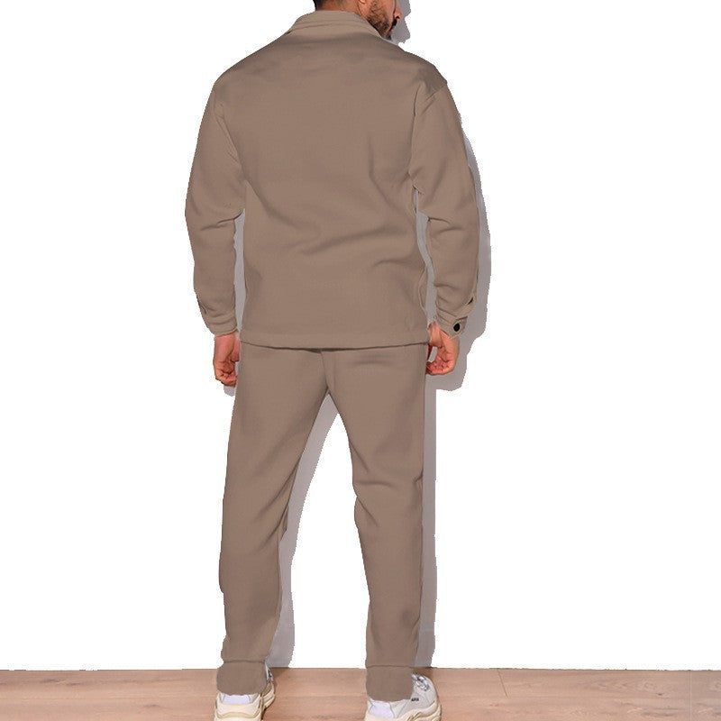 Herren Lässiges Set aus Hemd und Jogginghose R&B