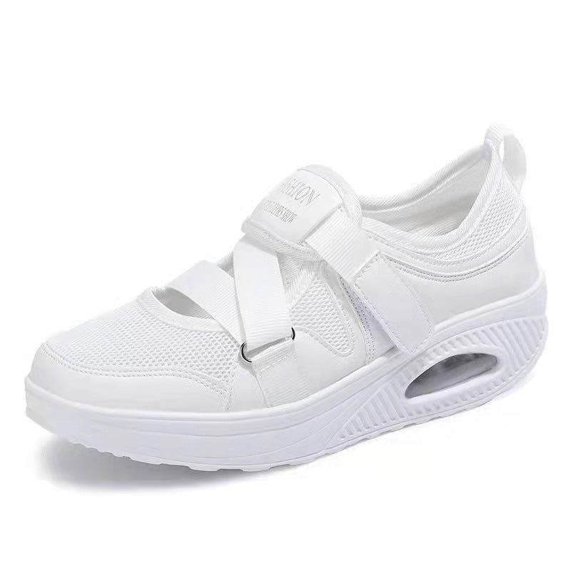 Damen Sportliche Sneakers mit atmungsaktivem Mesh-Obermaterial und gepolsterter Sohle R&B