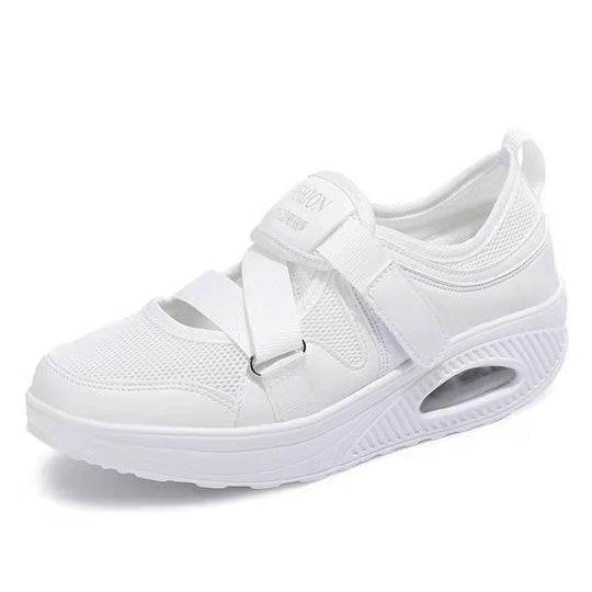 Damen Sportliche Sneakers mit atmungsaktivem Mesh-Obermaterial und gepolsterter Sohle R&B