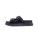 Damen Komfortable Riemensandalen mit modischem Glitzerakzenten und verstellbaren Schnallen