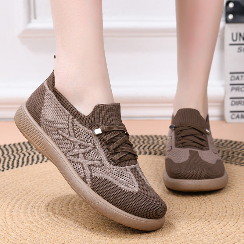 Damen Freizeit Sneaker mit elastischem Einschlupf R&B
