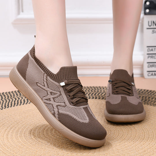 Damen Freizeit Sneaker mit elastischem Einschlupf R&B