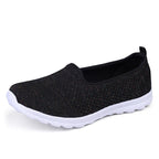 Damen Bequeme Slip-On Sneaker mit atmungsaktivem Obermaterial