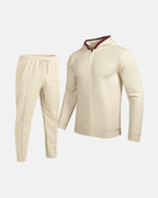 Herren Sportlicher Hoodie mit Karodetails und passtgenauen Jogginghose R&B