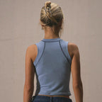 Damen Sportliches Crop-Top R&B